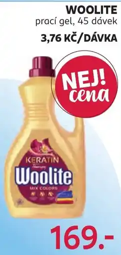 Rossmann Woolite prací gel nabídka