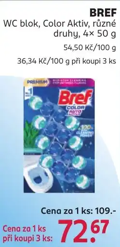 Rossmann Bref WC blok, Color Aktiv nabídka