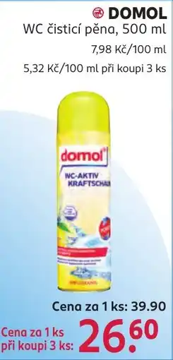 Rossmann Domol wc čisticí pěna nabídka