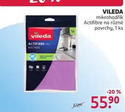 Rossmann Vileda mikrohadík actifibre na různé povrchy nabídka
