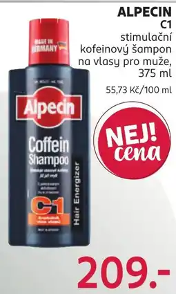 Rossmann Alpecin stimulační kofeinový šampon na vlasy pro muže nabídka