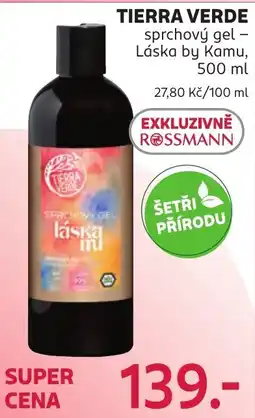 Rossmann Tierra Verde sprchový gel – Láska by Kamu nabídka