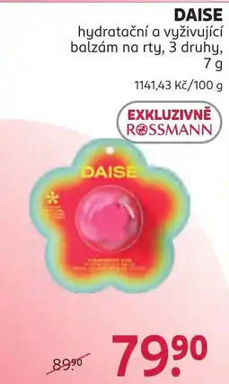 Rossmann Daise hydratační a vyživující balzám na rty nabídka