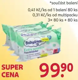 Rossmann Babydream extra sensitive feuchttücher nabídka