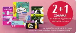Rossmann Dámské hygienické vložky a tampony nabídka