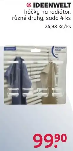 Rossmann Ideenwelt háčky na radiátor nabídka