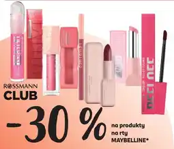 Rossmann Maybelline produkty na rty nabídka