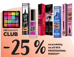Rossmann NyX professional makeup nabídka