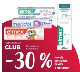 Rossmann Elmex a Meridol nabídka