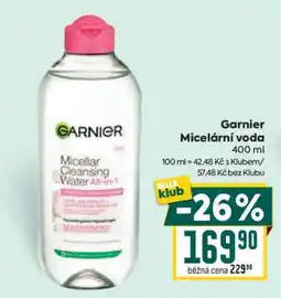 Billa Garnier micelární voda nabídka
