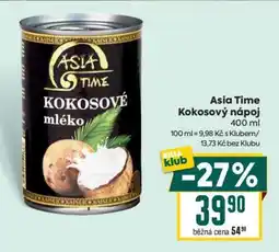 Billa Asia Time Kokosový nápoj nabídka