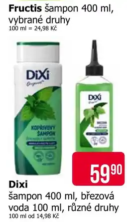 Teta Dixi šampon 400 ml, březová voda 100 ml, různé druhy nabídka