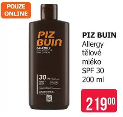 Teta Piz Buin Allergy tělové mléko nabídka