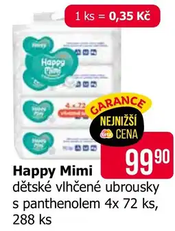 Teta Happy Mimi dětské vlhčené ubrousky s panthenolem nabídka