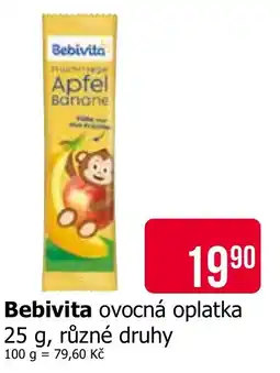 Teta Bebivita ovocná oplatka nabídka