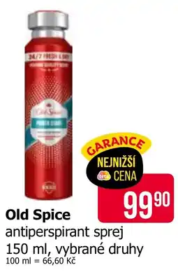 Teta Old Spice antiperspirant sprej nabídka