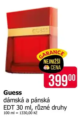 Teta Guess dámská a pánská EDT nabídka