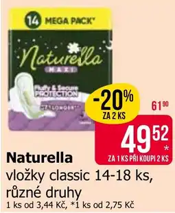 Teta Naturella vložky classic nabídka