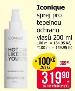 Teta Iconique sprej pro tepelnou ochranu vlasů nabídka