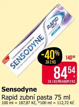 Teta Sensodyne Rapid zubní pasta nabídka