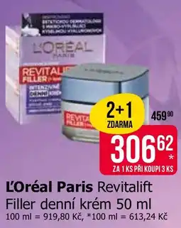 Teta L'Oréal Paris Revitalift Filler nabídka