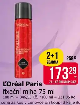 Teta L'Oréal Paris fixační mlha nabídka
