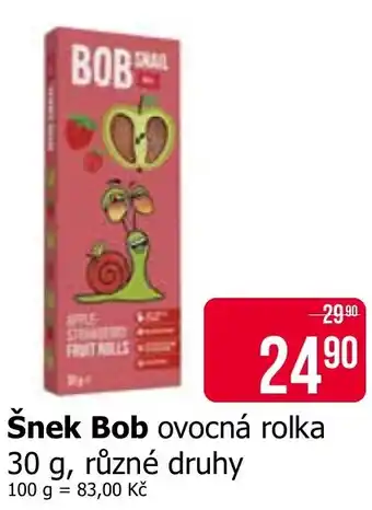 Teta Šnek Bob ovocná rolka nabídka