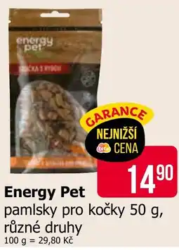 Teta Energy Pet pamlsky pro kočky nabídka