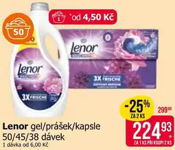 Teta Lenor gel/prášek/kapsle nabídka