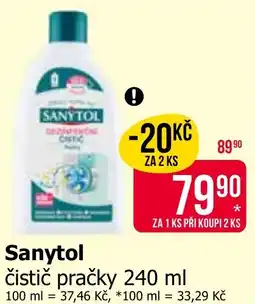 Teta Sanytol čistič pračky nabídka