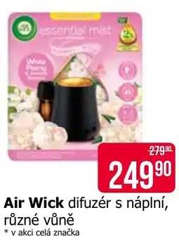 Teta Air Wick difuzér s náplní, různé vůně nabídka