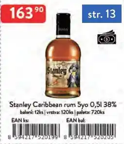 Qanto Stanley caribbean rum 5yo nabídka