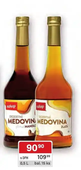 Nakup dezertní medovina