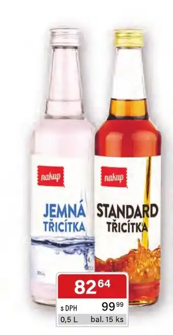 Nakup jemná třicítka standard třicítka