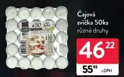 Qanto Čajová svíčka nabídka