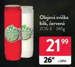 Qanto Memoryflame olejová svíčka bílá, červená nabídka