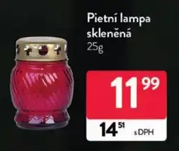 Qanto Pietní lampa skleněná nabídka