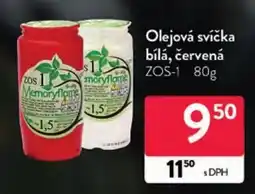 Qanto Memoryflame olejová svíčka bílá, červená nabídka