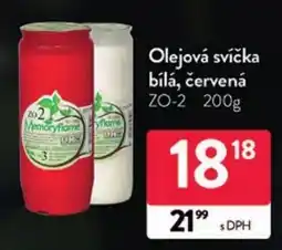 Qanto Memoryflame olejová svíčka bílá, červená nabídka