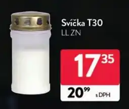 Qanto Svíčka T30 nabídka