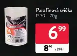 Qanto Parafínová svíčka P-70 nabídka