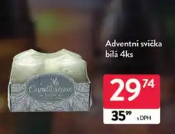 Qanto Candlesense adventní svíčka bílá nabídka