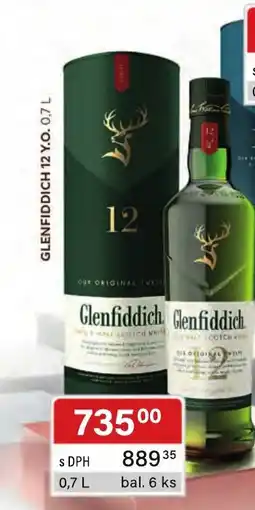 Qanto Glenfiddich 12 y.o. nabídka