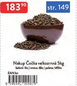 Qanto Nakup Čočka velkozrnna nabídka