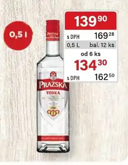 Qanto Pražská vodka nabídka