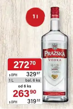 Qanto Pražská vodka nabídka