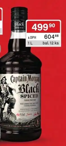 Qanto Captain Morgan Black Spiced nabídka