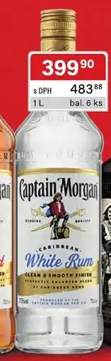 Qanto Captain Morgan White Rum nabídka