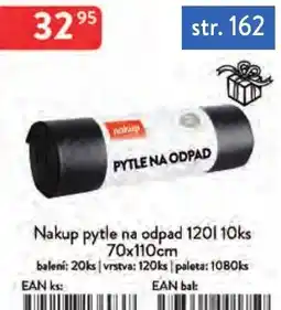 Qanto Nakup ptyle na odpad nabídka