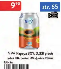 Qanto NPV Papaya 30% nabídka